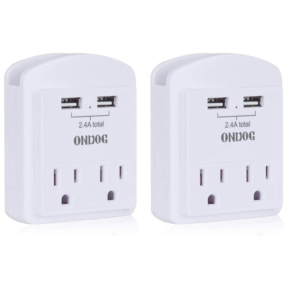 Ondog Wall Charger with USB Ports 2-Pack: $8.99