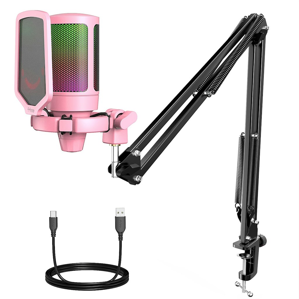 Fifine USB Cardioid Condenser Gaming Microphone and Stand Bundle: $52.99 Fifine USB Cardioid Condenser Gaming Microphone and Stand Bundle: $52.99