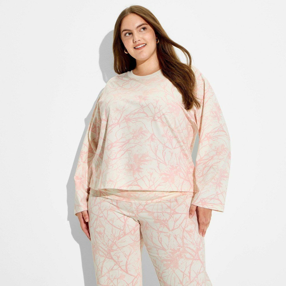 Wild Fable Women's Oversized Long Sleeve Roundneck T-Shirt 2X: $20 Wild Fable Women's Oversized Long Sleeve Roundneck T-Shirt 2X: $20