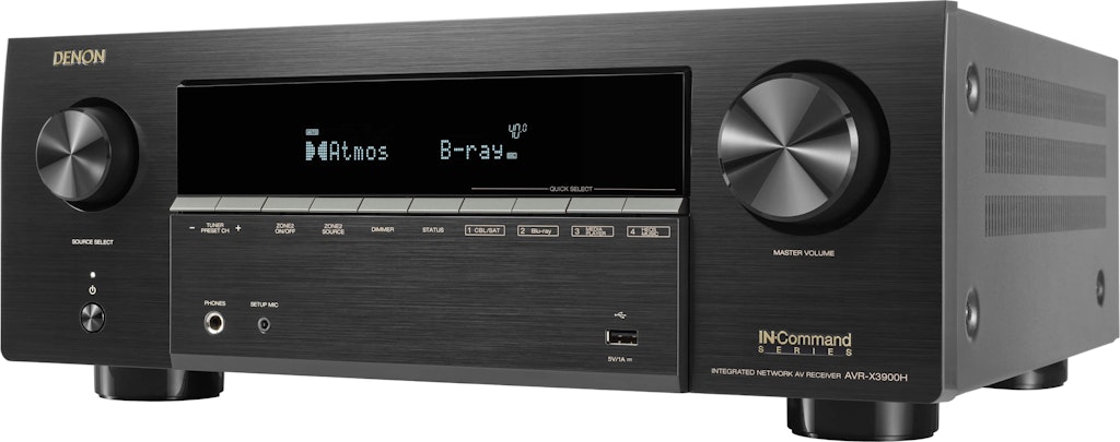 Denon AVR-X3900H 9.4-Channel 105W 8K AV Receiver: $1,849