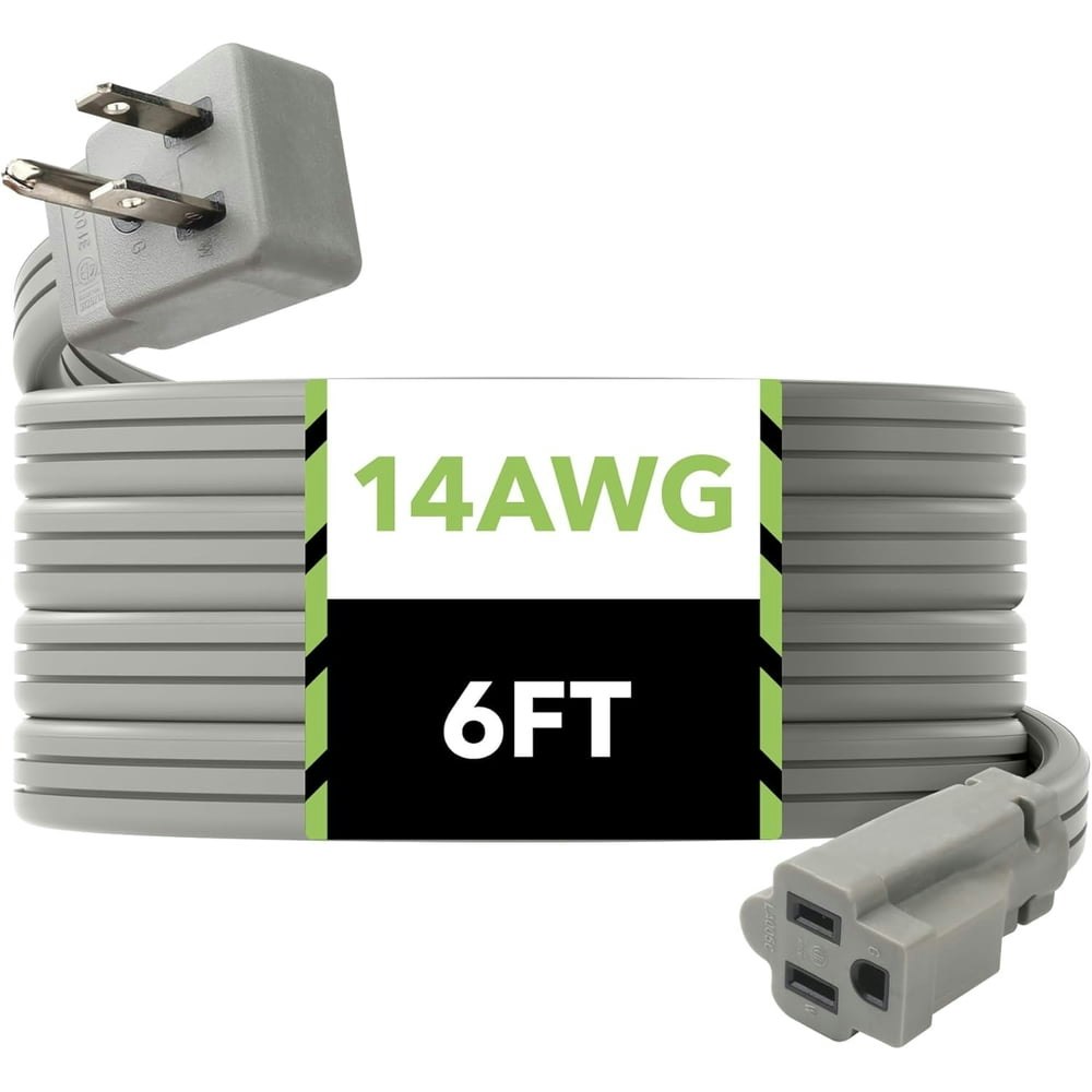 BN-LINK 6-Foot 14/3 Air Conditioner Appliance Extension Cord: $9.63
