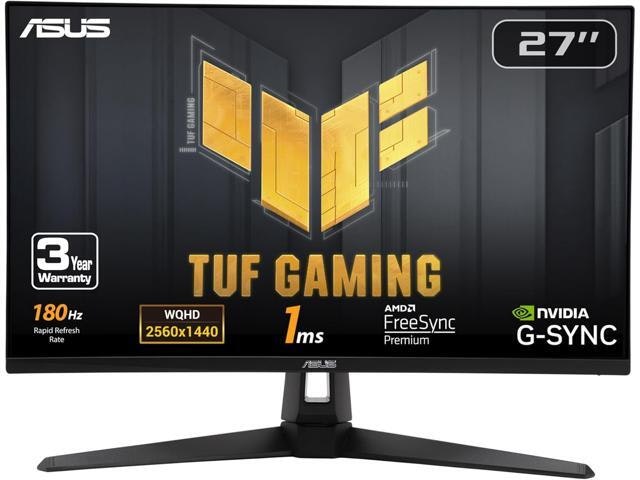 ASUS TUF Gaming 27" 1440p HDR IPS G-Sync Monitor: $153.99 ASUS TUF Gaming 27" 1440p HDR IPS G-Sync Monitor: $153.99