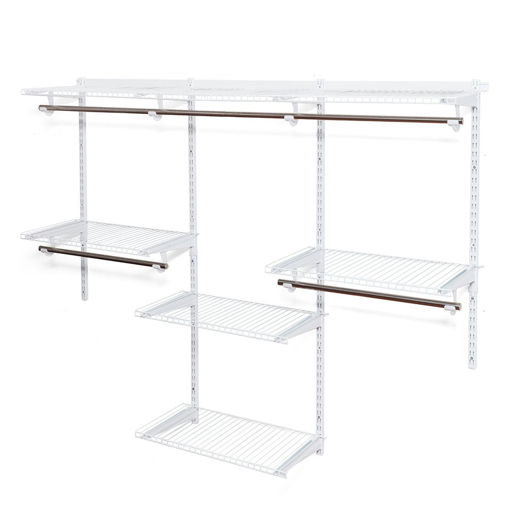 Costway Wall-Mounted Adjustable Closet Organizer: $85.99 Costway Wall-Mounted Adjustable Closet Organizer: $85.99