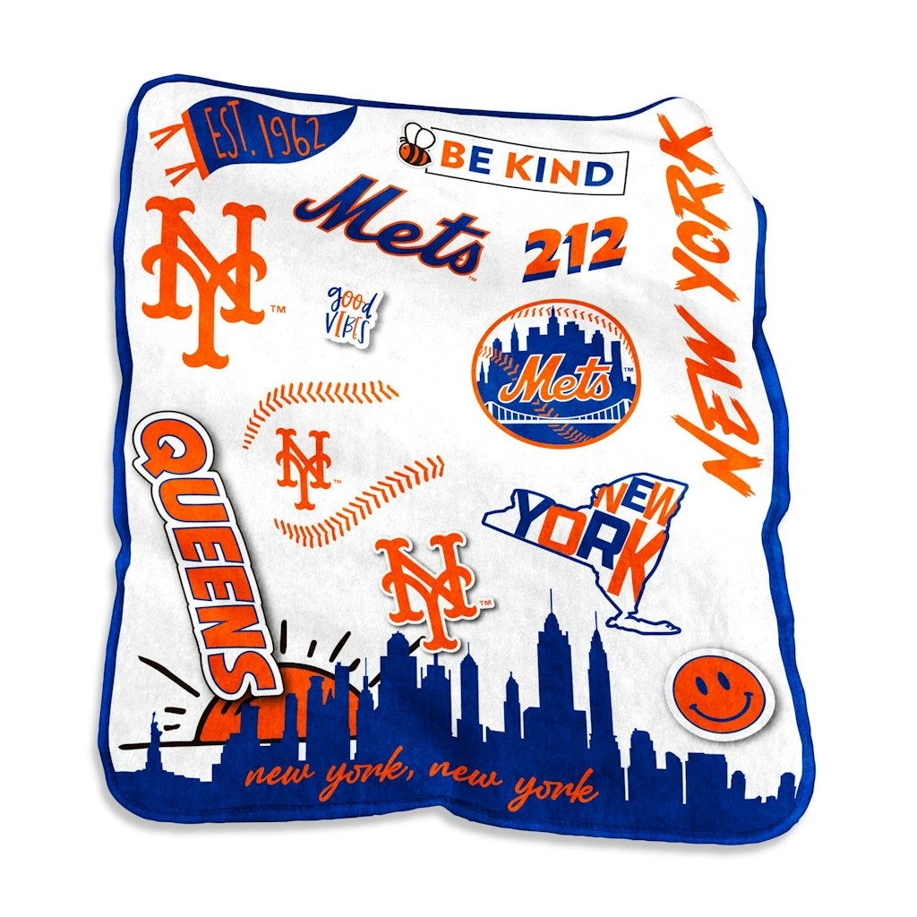 New York Mets 50" x 60" Plush Throw Blanket: $41.99