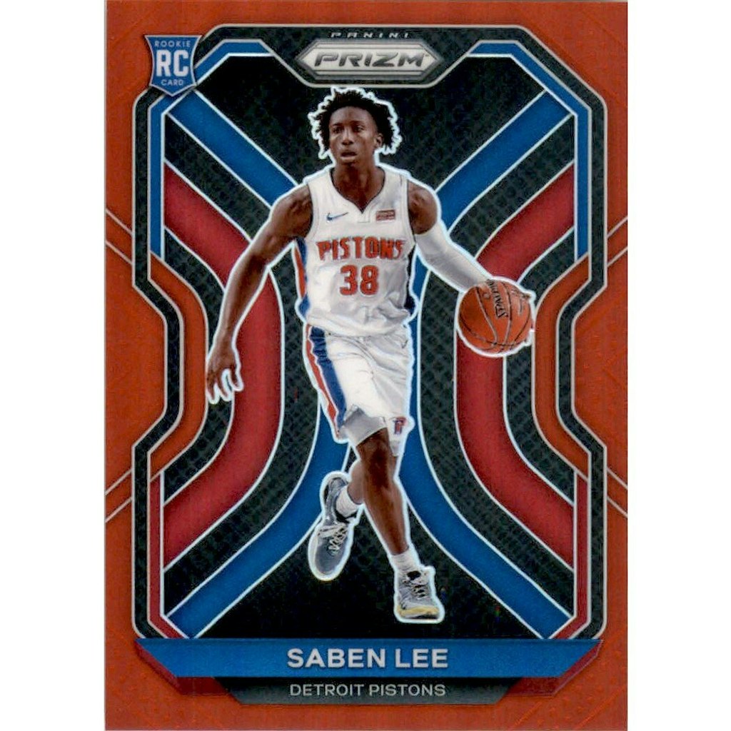 2020-21 Panini Prizm Saben Lee Prizm Red Card: $10.80