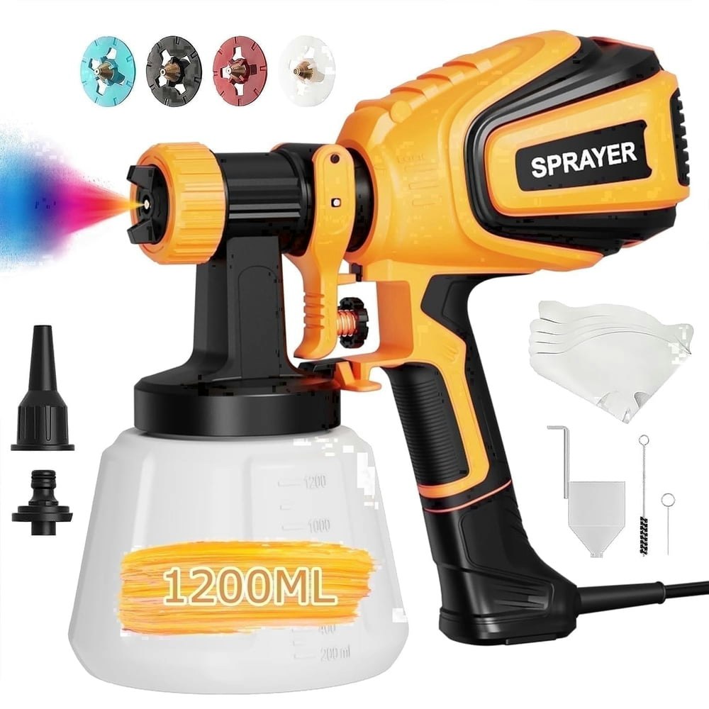 Tawom 700W HVLP Electric Paint Sprayer: $35.09