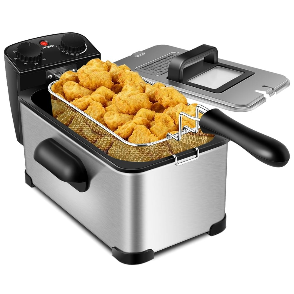 Costway 3.2-Quart 1,700W Electric Deep Fryer: $44.48 Costway 3.2-Quart 1,700W Electric Deep Fryer: $44.48
