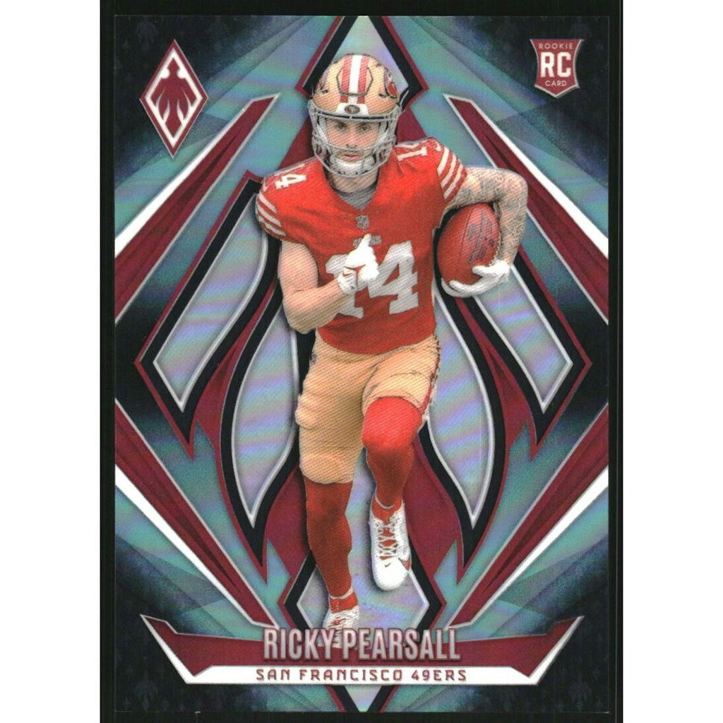 2024 Panini Phoenix Ricky Pearsall Teal Fade Trading Card: $10.80 2024 Panini Phoenix Ricky Pearsall Teal Fade Trading Card: $10.80