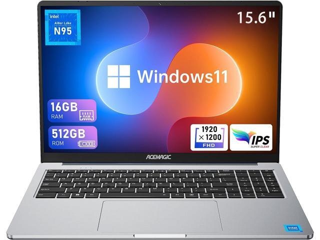 Silvery 15.6-Inch 512GB Laptop: $600