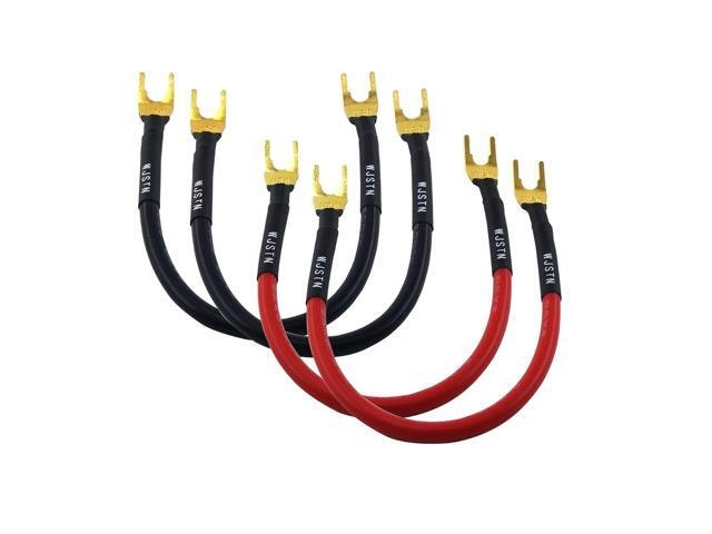 Fork and Banana Plug Speaker Jumper Cable 4-Pack: $33.26 Fork and Banana Plug Speaker Jumper Cable 4-Pack: $33.26