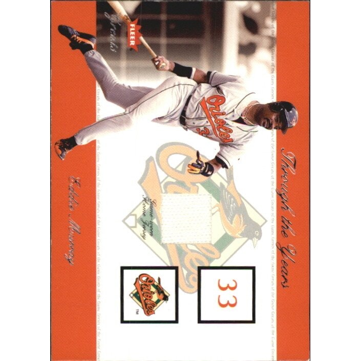 2002 Greats of the Game Eddie Murray Card: $12 2002 Greats of the Game Eddie Murray Card: $12