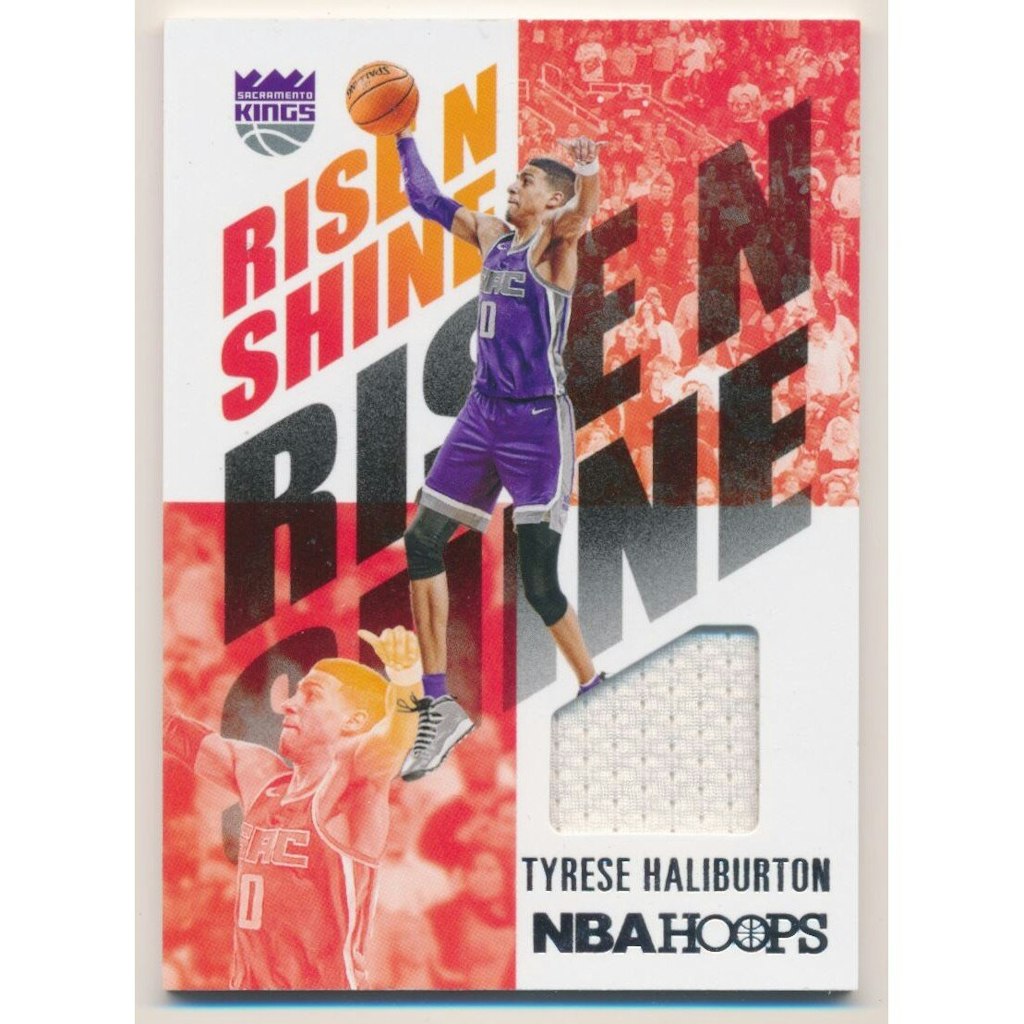 2020-21 Hoops Rise N Shine Memorabilia Tyrese Haliburton #24 Card: $21 2020-21 Hoops Rise N Shine Memorabilia Tyrese Haliburton #24 Card: $21