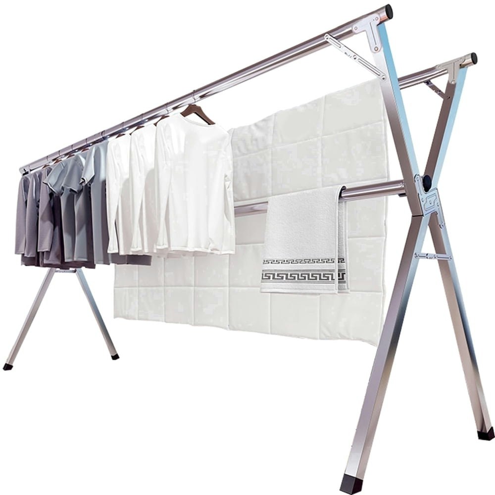 Jauree 79-Inch Foldable Stainless Steel Laundry Drying Rack: $47.69 Jauree 79-Inch Foldable Stainless Steel Laundry Drying Rack: $47.69