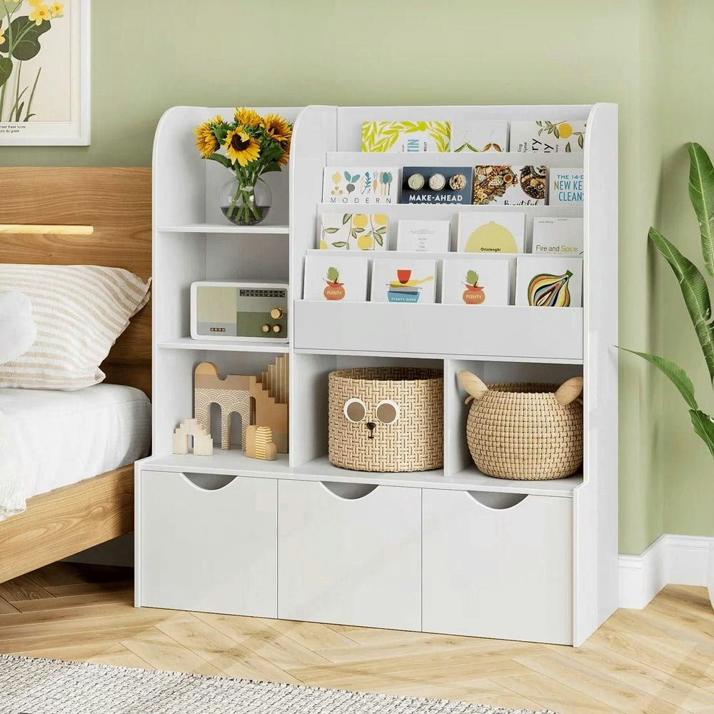 Homfa 47-Inch Kids' Bookcase and Toy Organizer: $149.99