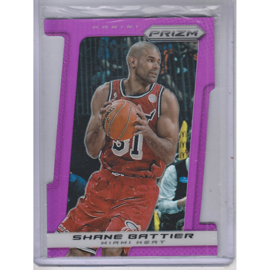 2013-14 Panini Prizm Shane Battier Purple Die-Cut Trading Card #107: $10.80 2013-14 Panini Prizm Shane Battier Purple Die-Cut Trading Card #107: $10.80
