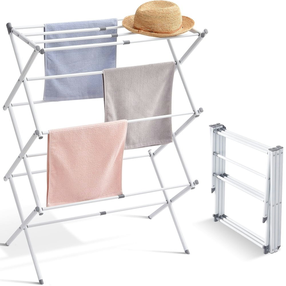 Kingrack Expandable Clothes Drying Rack: $36.99 Kingrack Expandable Clothes Drying Rack: $36.99