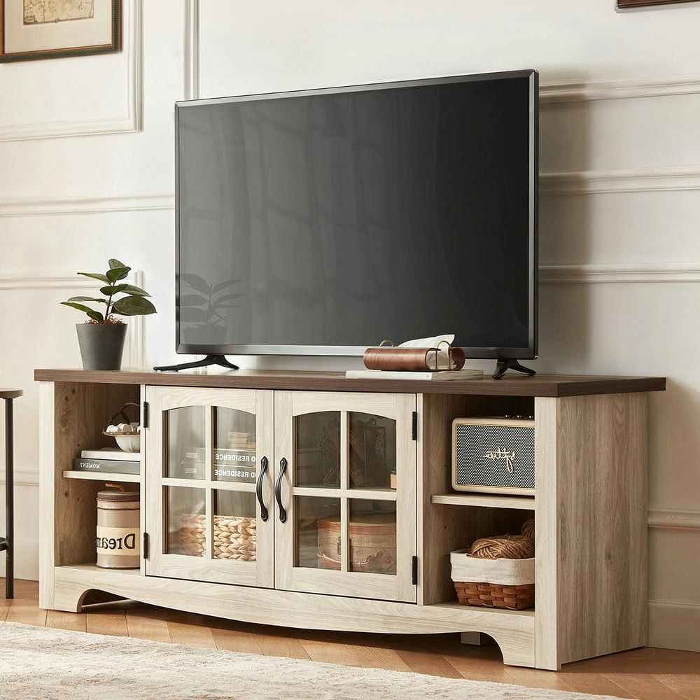 Linsy Home Farmhouse TV Stand for 65-inch TVs: $170.99