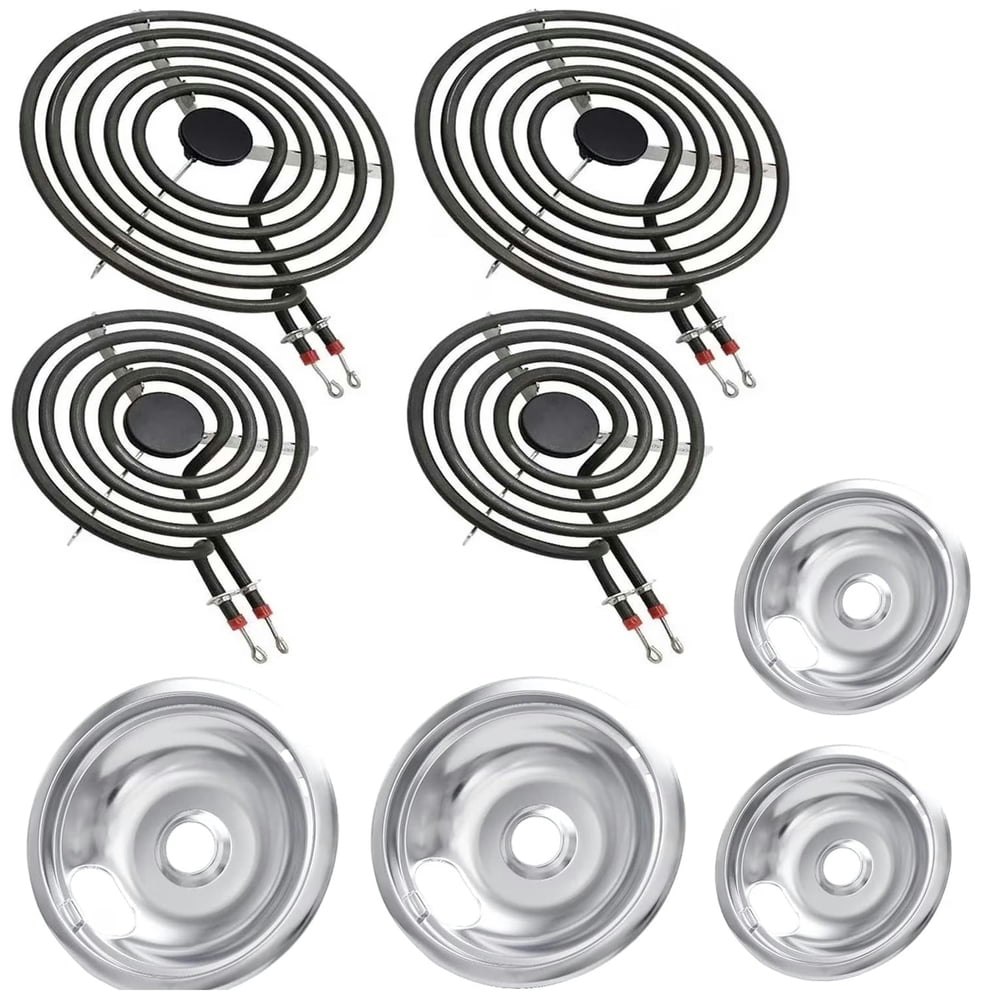 Whirlpool Electric Range Burner Element and Drip Pan 4-Pack: $39.75