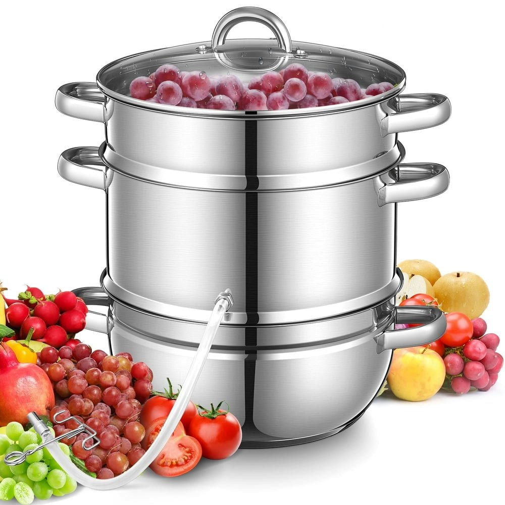 Fohere 11-Quart Steam Juicer Extractor: $64.18 Fohere 11-Quart Steam Juicer Extractor: $64.18
