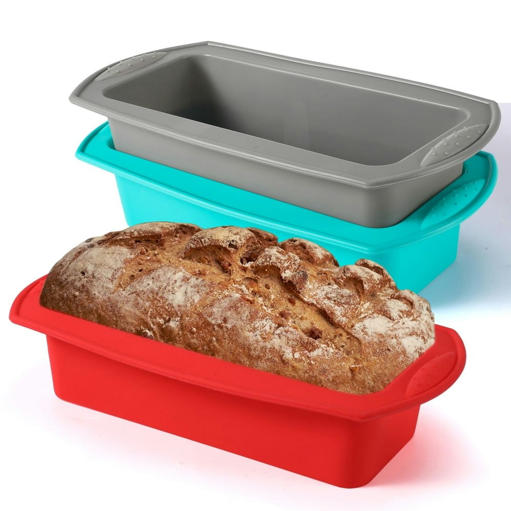 Hengguang 10-inch Silicone Loaf Pan 3-Pack: $10 Hengguang 10-inch Silicone Loaf Pan 3-Pack: $10
