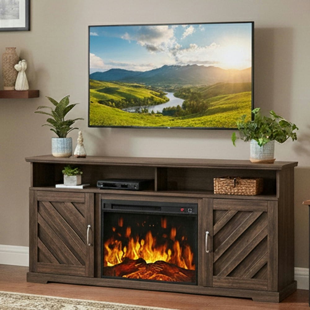 Chitooma Electric Fireplace TV Stand for 65-75 inch TVs: $242.69 Chitooma Electric Fireplace TV Stand for 65-75 inch TVs: $242.69