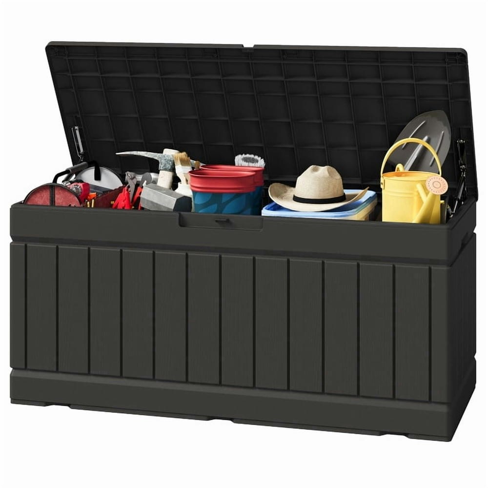 Homall 82-Gallon Resin Outdoor Storage Deck Box: $56.99