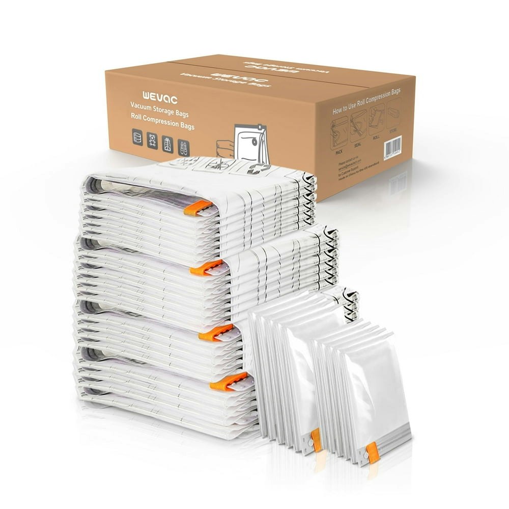 Wevac 30-Piece Compression Vacuum Storage Bag Combo Set: $35.99 Wevac 30-Piece Compression Vacuum Storage Bag Combo Set: $35.99