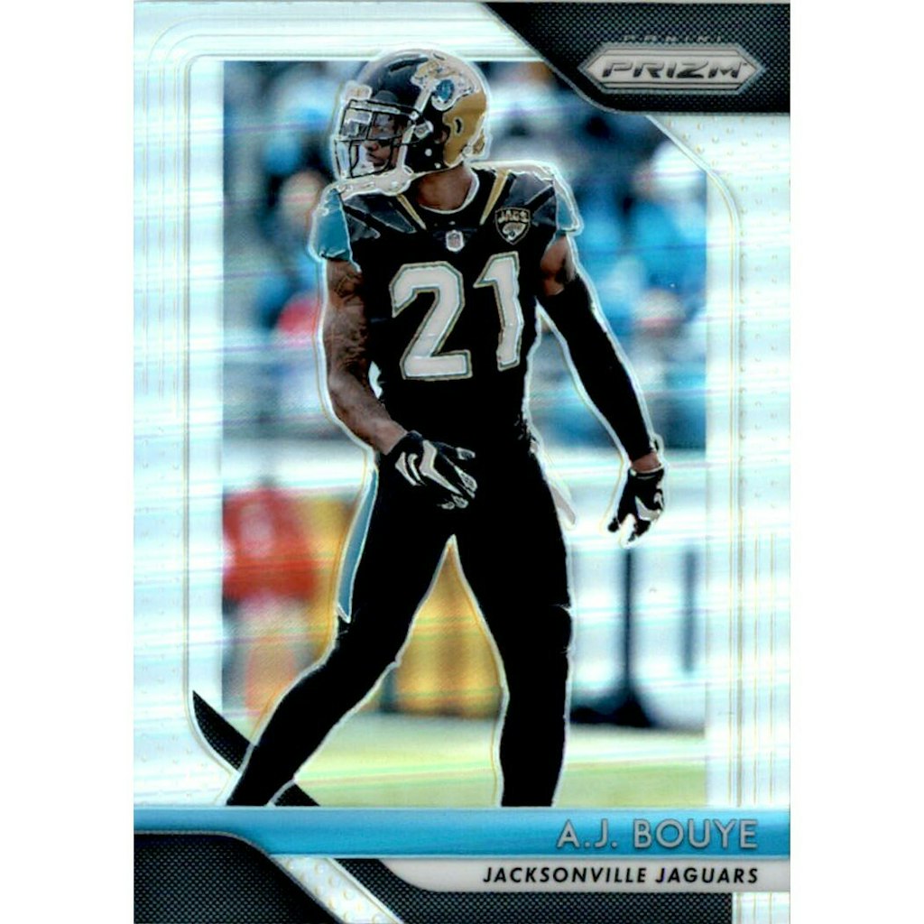 2018 Panini Prizm A.J. Bouye Trading Card: $13.50 2018 Panini Prizm A.J. Bouye Trading Card: $13.50