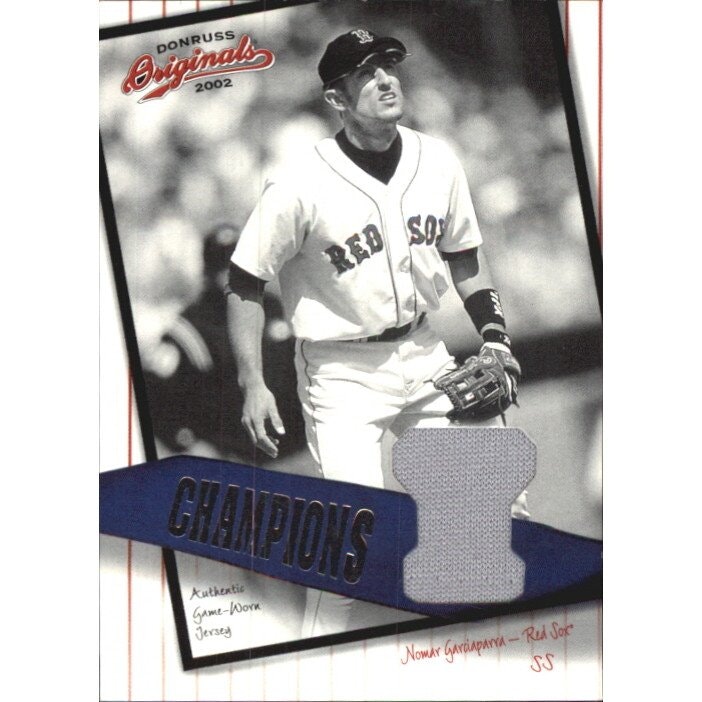 2002 Donruss Originals Champions Materials Nomar Garciaparra Trading Card: $17.50 2002 Donruss Originals Champions Materials Nomar Garciaparra Trading Card: $17.50