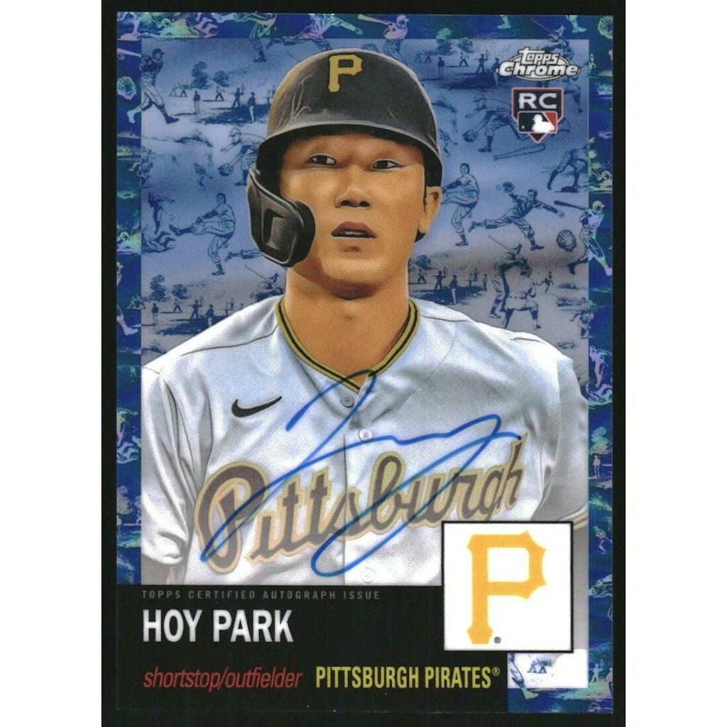 2022 Topps Chrome Platinum Anniversary Hoy Park Autograph Blue Refractor: $10.80 2022 Topps Chrome Platinum Anniversary Hoy Park Autograph Blue Refractor: $10.80