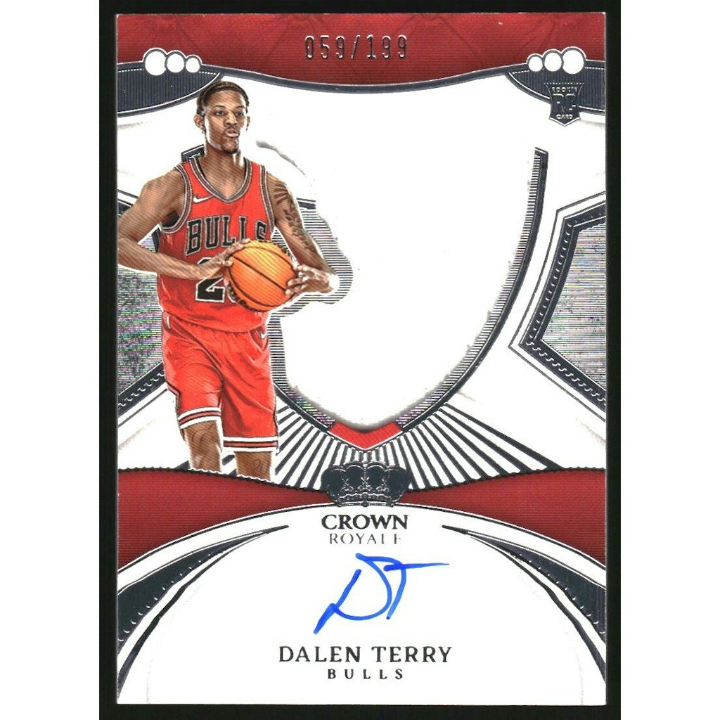 2022-23 Crown Royale Dalen Terry Jersey Autograph Card: $25 2022-23 Crown Royale Dalen Terry Jersey Autograph Card: $25