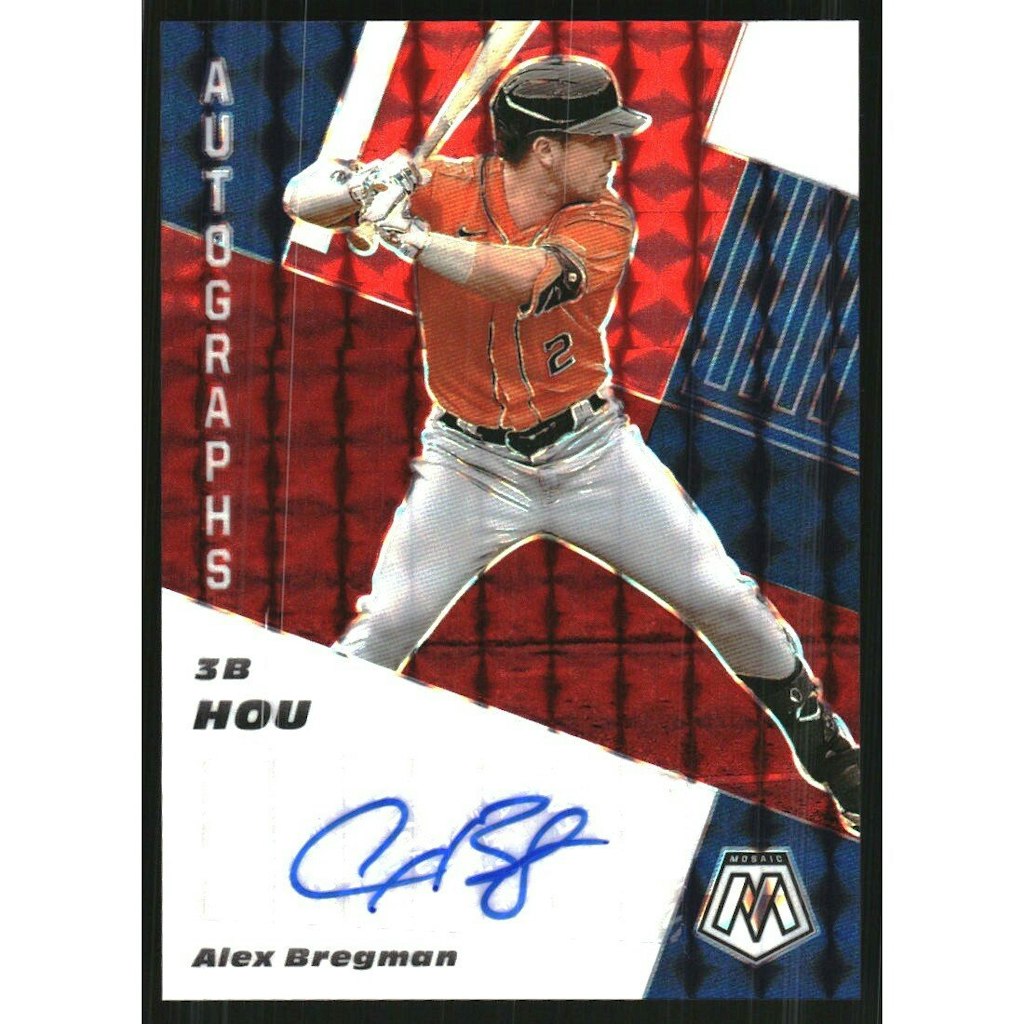 2021 Panini Mosaic Choice Fusion Alex Bregman Autograph Card: $30 2021 Panini Mosaic Choice Fusion Alex Bregman Autograph Card: $30
