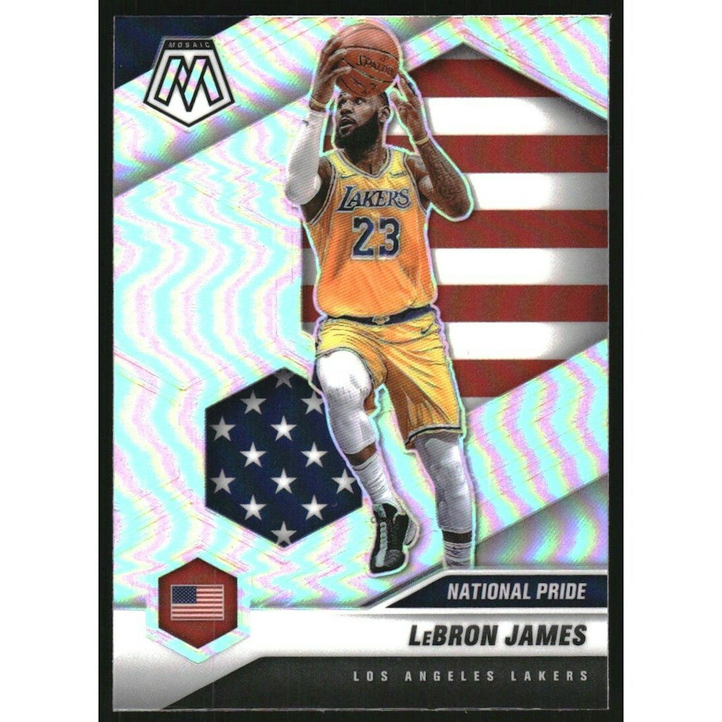 2020-21 Panini Mosaic Silver LeBron James Trading Card: $17.50 2020-21 Panini Mosaic Silver LeBron James Trading Card: $17.50