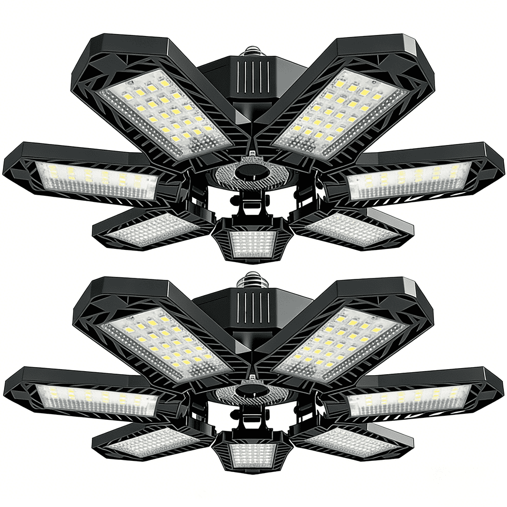 Deformable 8-Panel LED Garage Light 2-Pack: $22.09 Deformable 8-Panel LED Garage Light 2-Pack: $22.09