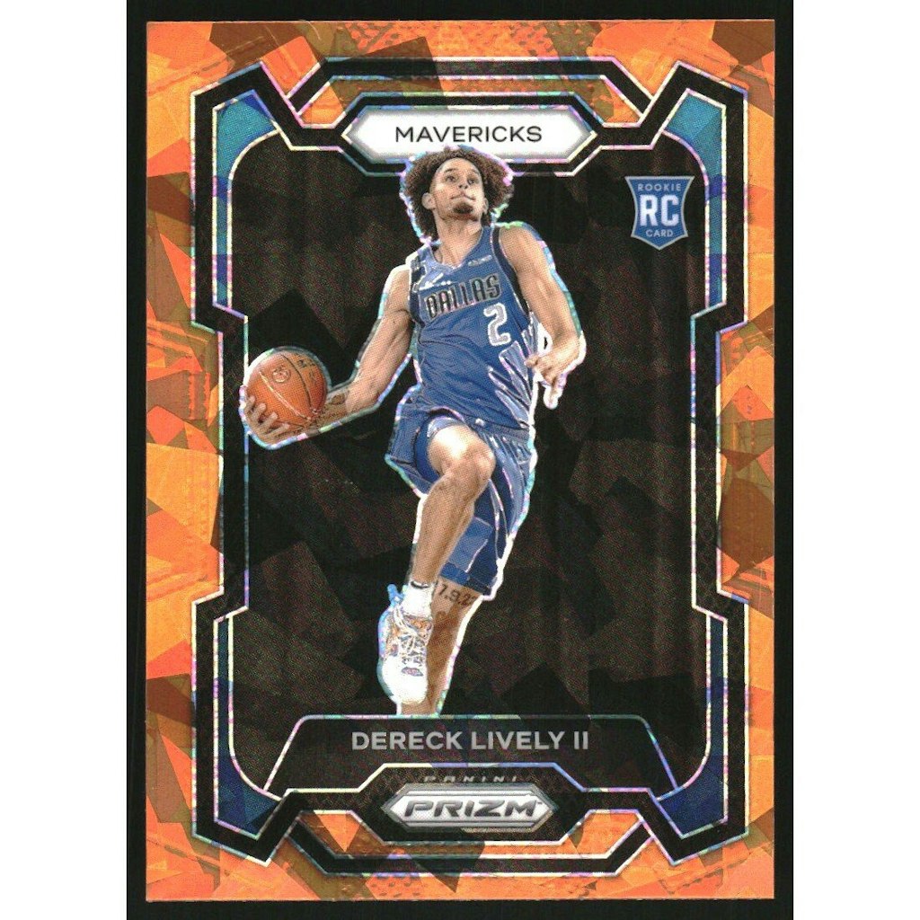 2023-24 Panini Prizm Orange Ice Dereck Lively II Trading Card: $10.80 2023-24 Panini Prizm Orange Ice Dereck Lively II Trading Card: $10.80