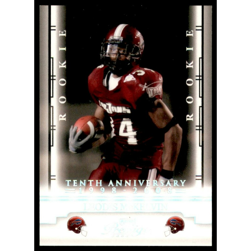 2008 Playoff Prestige Leodis McKelvin Draft Picks Rights Autograph #168/250: $10.80 2008 Playoff Prestige Leodis McKelvin Draft Picks Rights Autograph #168/250: $10.80