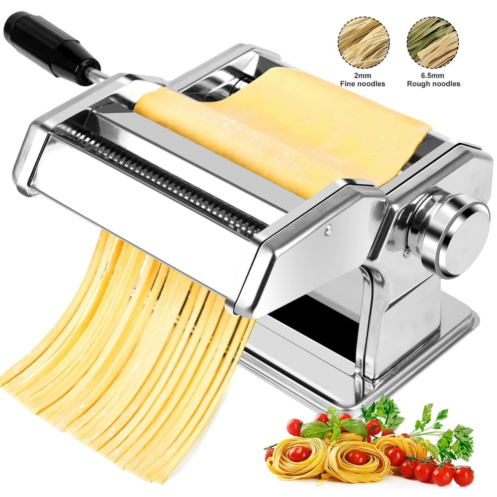 Qissep Stainless Steel Manual Pasta Maker Machine: $23.39 Qissep Stainless Steel Manual Pasta Maker Machine: $23.39