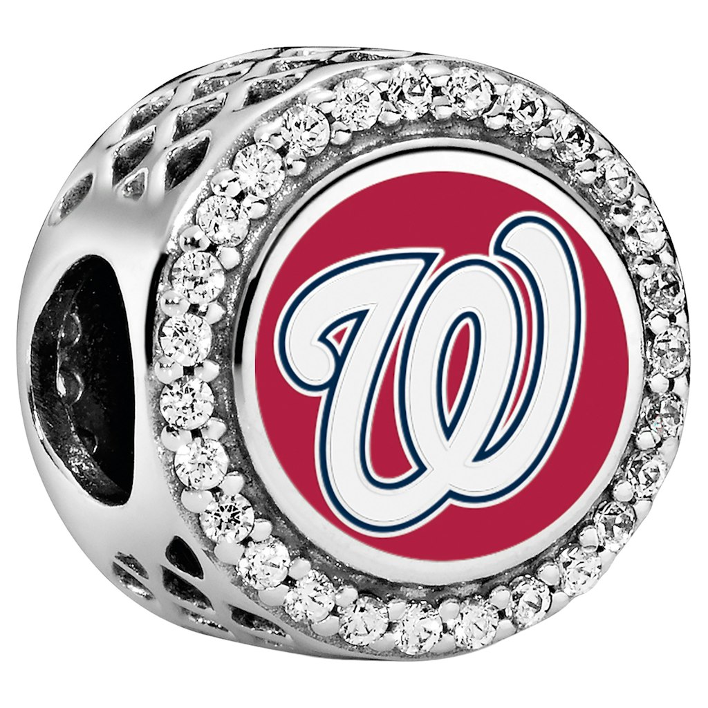 Pandora Washington Nationals Color Button Charm: $139 Pandora Washington Nationals Color Button Charm: $139