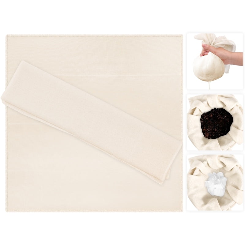 Reusable Cotton Muslin Cheesecloth 12-Pack: $9.08 Reusable Cotton Muslin Cheesecloth 12-Pack: $9.08