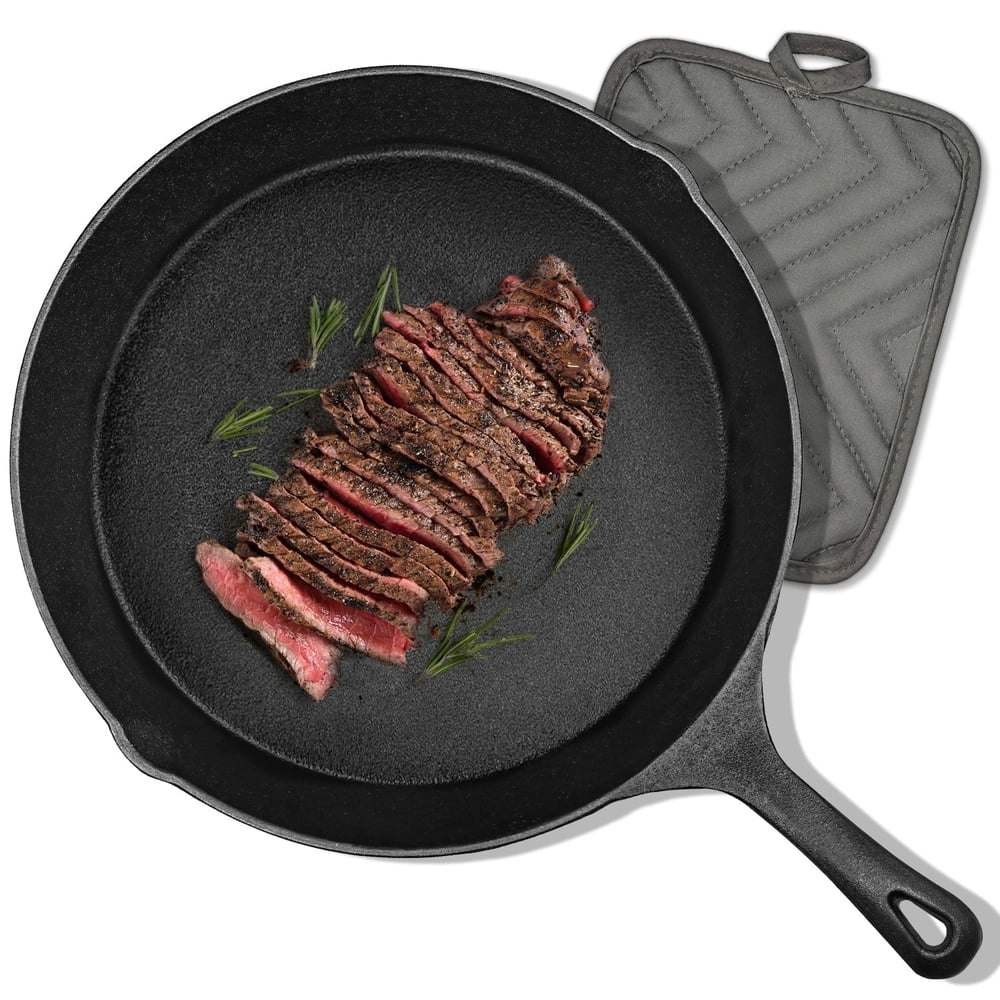 Tinana 12-Inch Pre-Seasoned Cast Iron Skillet: $21.99 Tinana 12-Inch Pre-Seasoned Cast Iron Skillet: $21.99