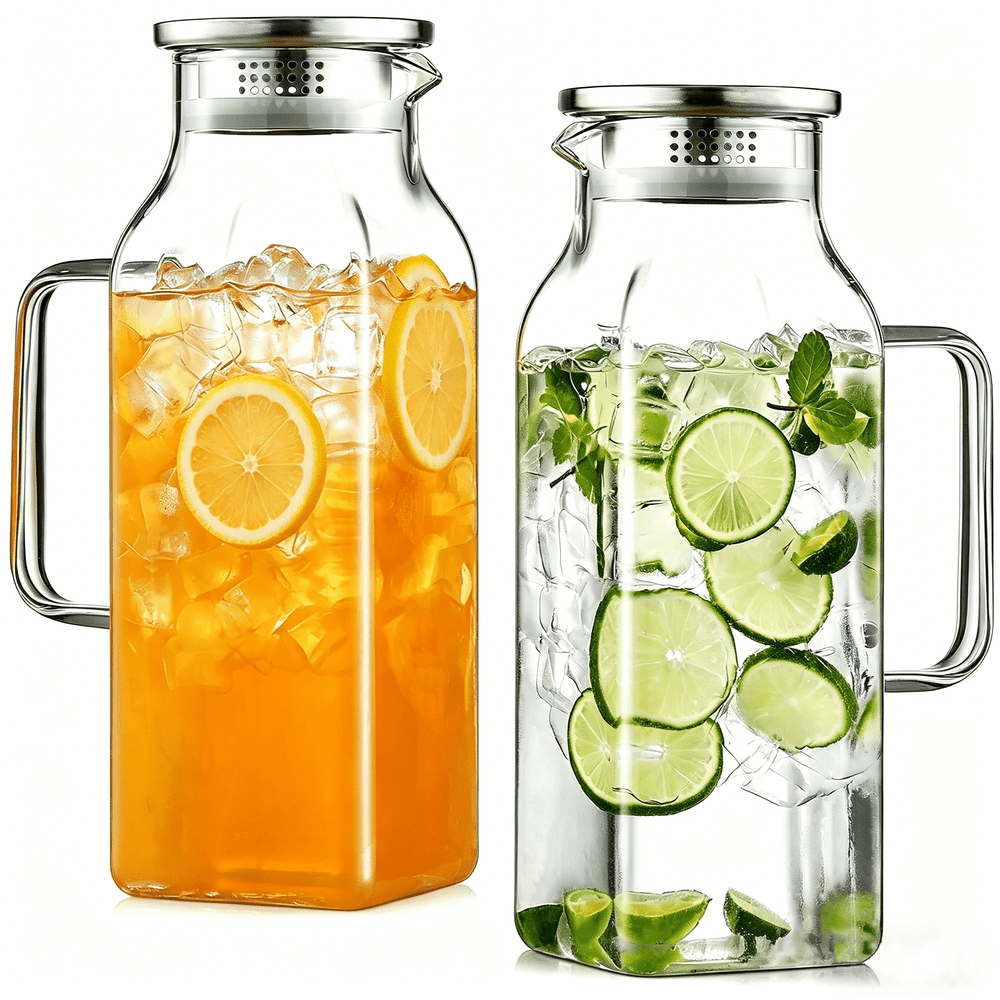 68-oz Square Glass Pitcher 2-Pack: $26.99 68-oz Square Glass Pitcher 2-Pack: $26.99