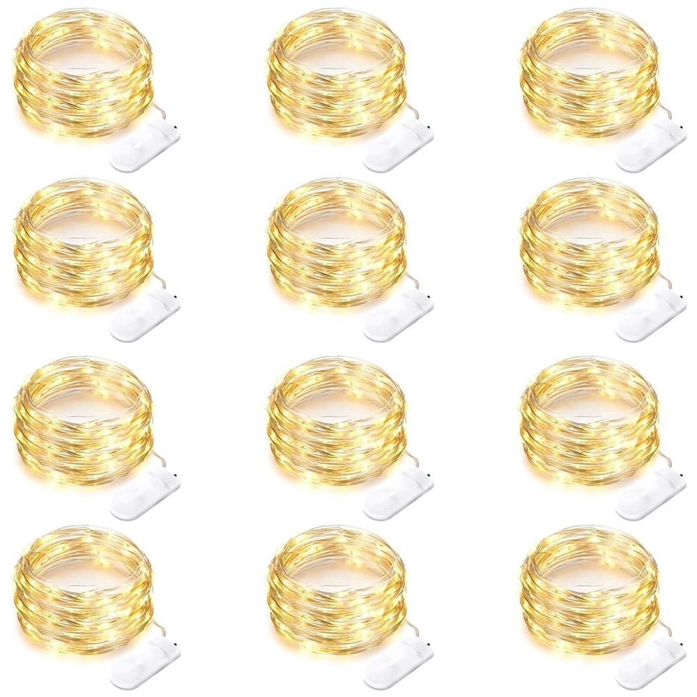 Ayieyill 10-Foot 30-LED Battery Operated Fairy Lights 12-Pack: $12.59 Ayieyill 10-Foot 30-LED Battery Operated Fairy Lights 12-Pack: $12.59