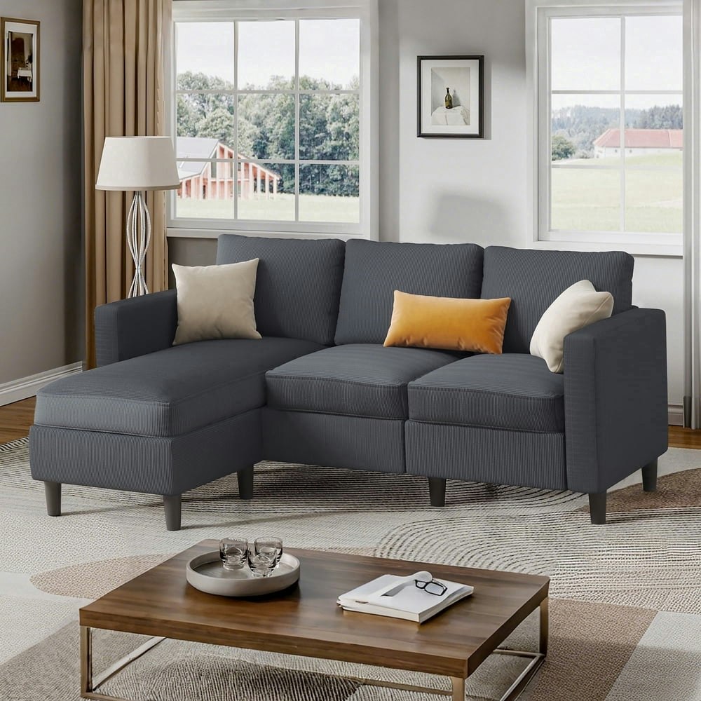 Walsunny Convertible L-Shaped Sleeper Sectional Sofa: $229.99 Walsunny Convertible L-Shaped Sleeper Sectional Sofa: $229.99