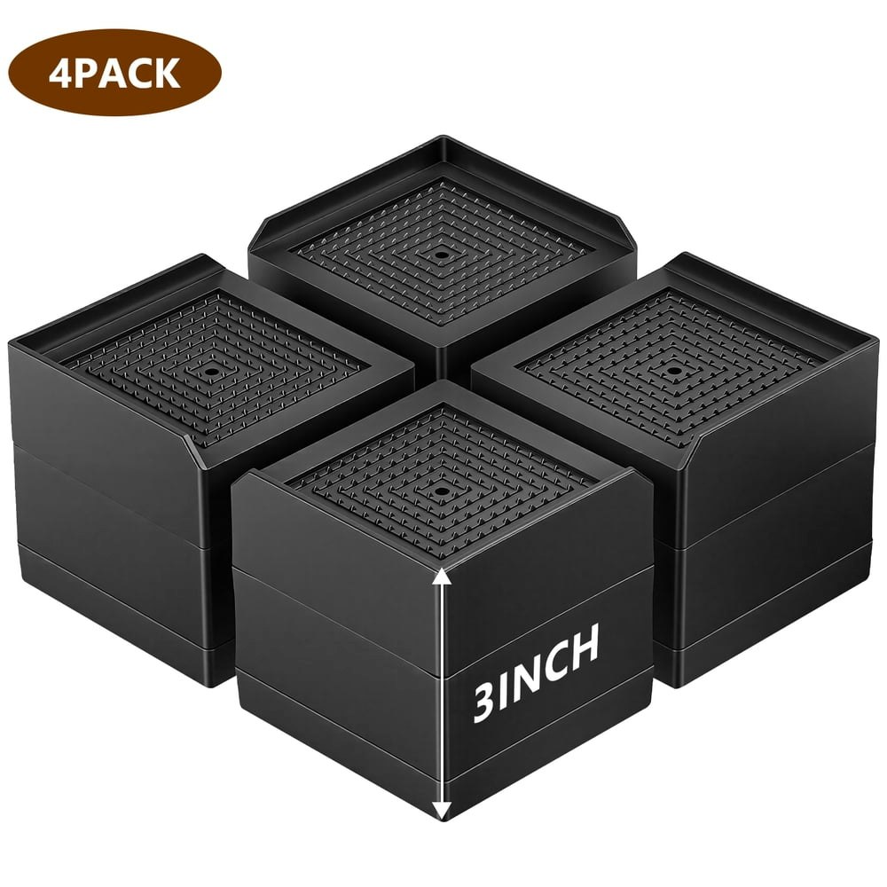 Lizevinc Adjustable Bed Riser 4-Pack: $14.44 Lizevinc Adjustable Bed Riser 4-Pack: $14.44