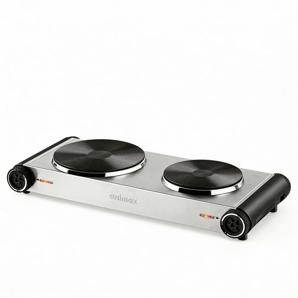 Cusimax 1,800W Double Burner Portable Hot Plate: $53.23 Cusimax 1,800W Double Burner Portable Hot Plate: $53.23