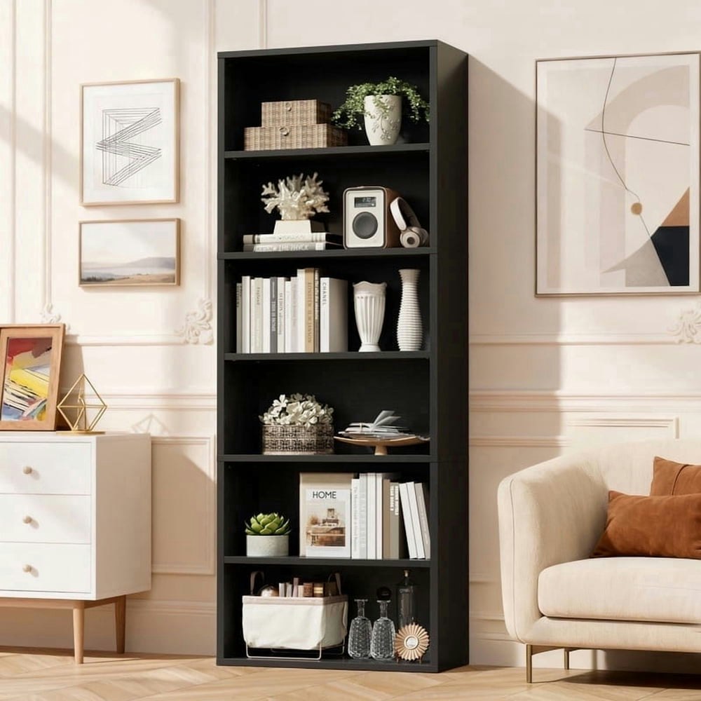 Homall 6-Shelf Standing Bookcase: $59.75 Homall 6-Shelf Standing Bookcase: $59.75