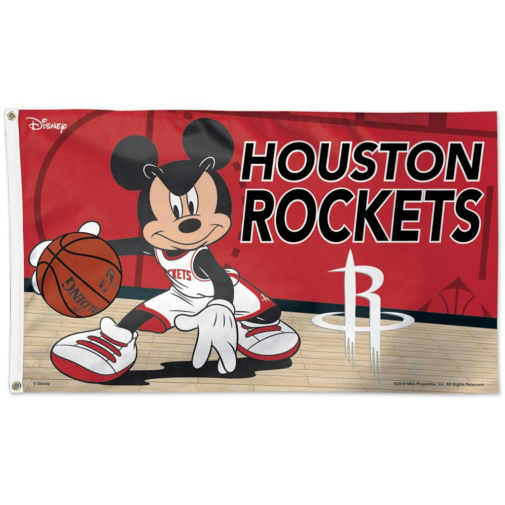 WinCraft Houston Rockets 3' x 5' Disney Flag: $47.99 WinCraft Houston Rockets 3' x 5' Disney Flag: $47.99