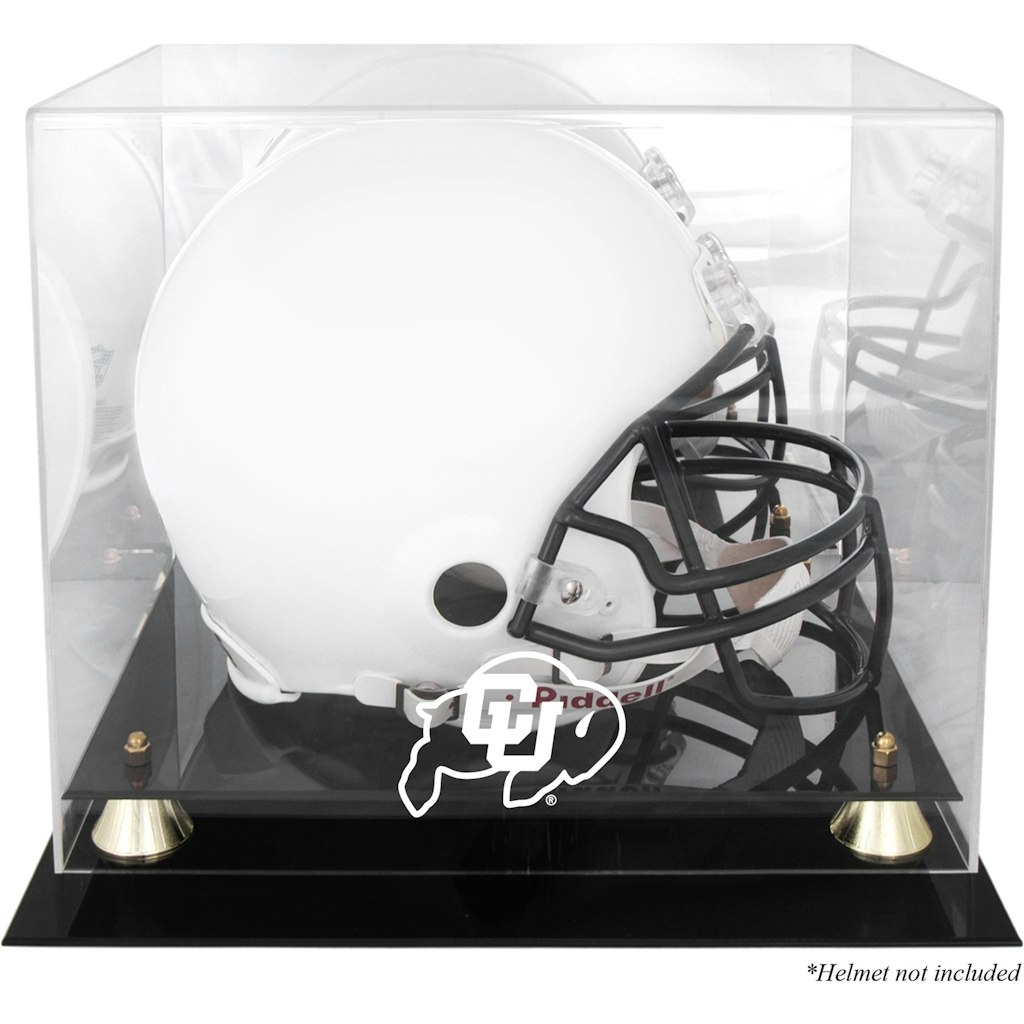Colorado Buffaloes Classic Logo Helmet Display Case with Mirrored Back: $119.99 Colorado Buffaloes Classic Logo Helmet Display Case with Mirrored Back: $119.99