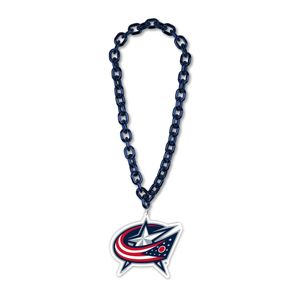 WinCraft Columbus Blue Jackets Chain Logo Necklace: $29.99 WinCraft Columbus Blue Jackets Chain Logo Necklace: $29.99