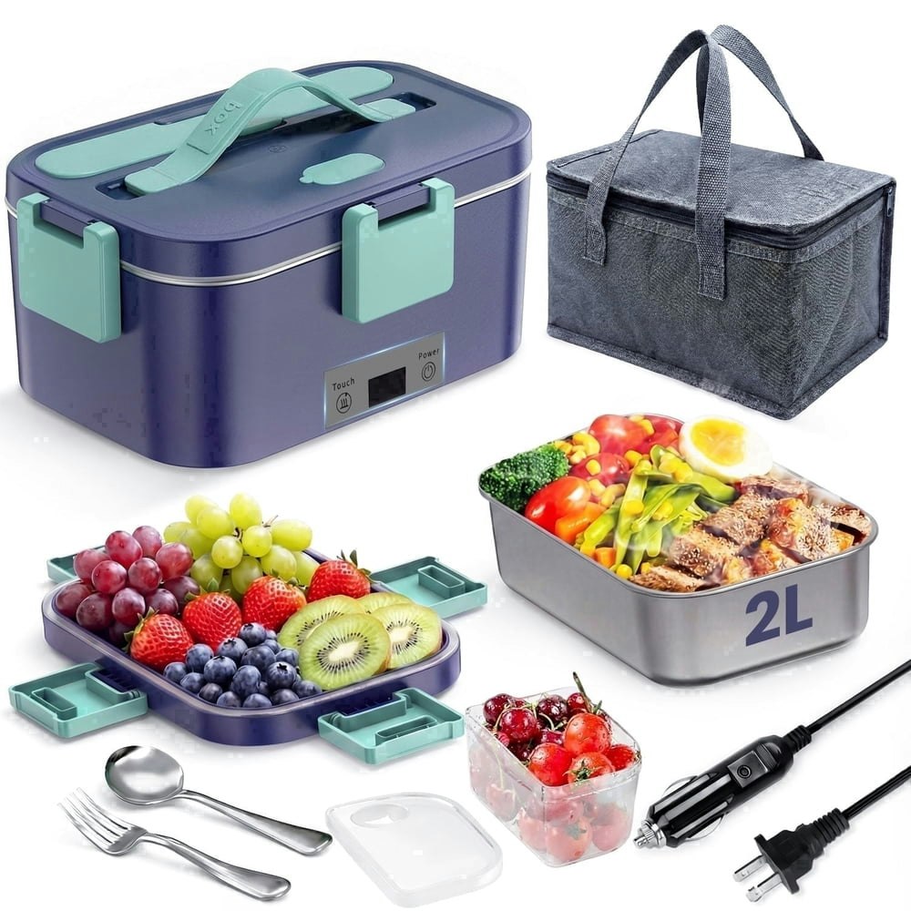 2L Portable Electric Food Heater Lunch Box: $26.59